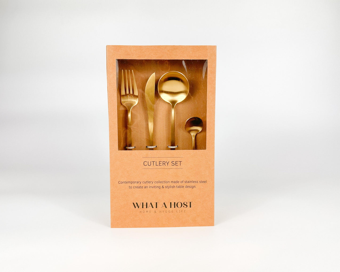 London Gold Stainless Steel Cutlery Sets x16/24 pieces-2